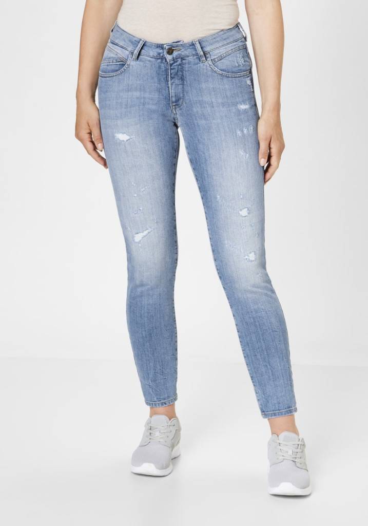 Paddocks LUCY Skinny fit - vintage blue with handwork and 3D pleats Im Verkauf
