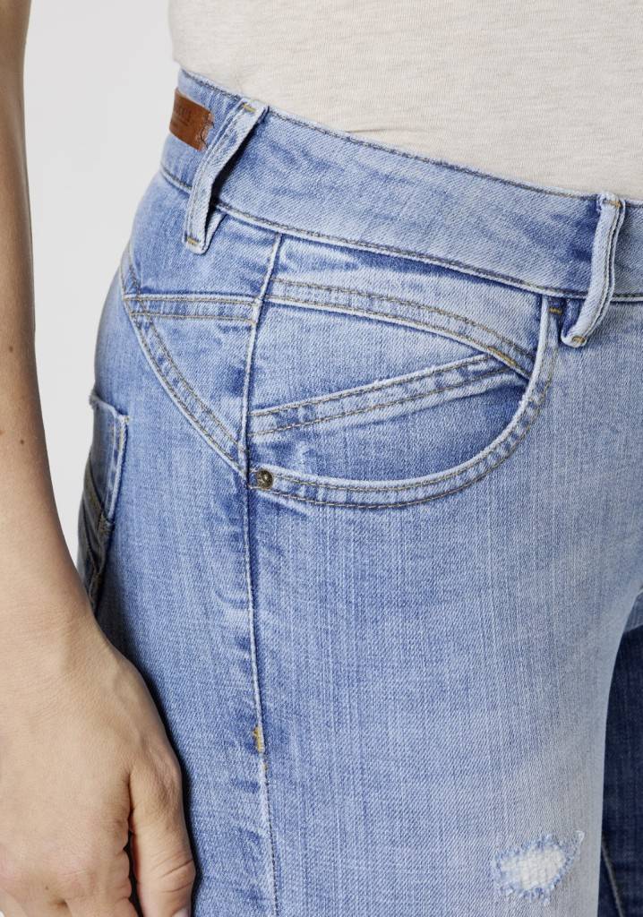 Paddocks LUCY Skinny fit - vintage blue with handwork and 3D pleats Im Verkauf