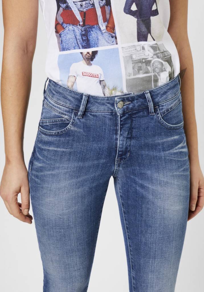 Paddocks LUCY MOTION&COMFORT schmale Passform - mid blue authentic wash 50% Rabatt für begrenzte Zeit