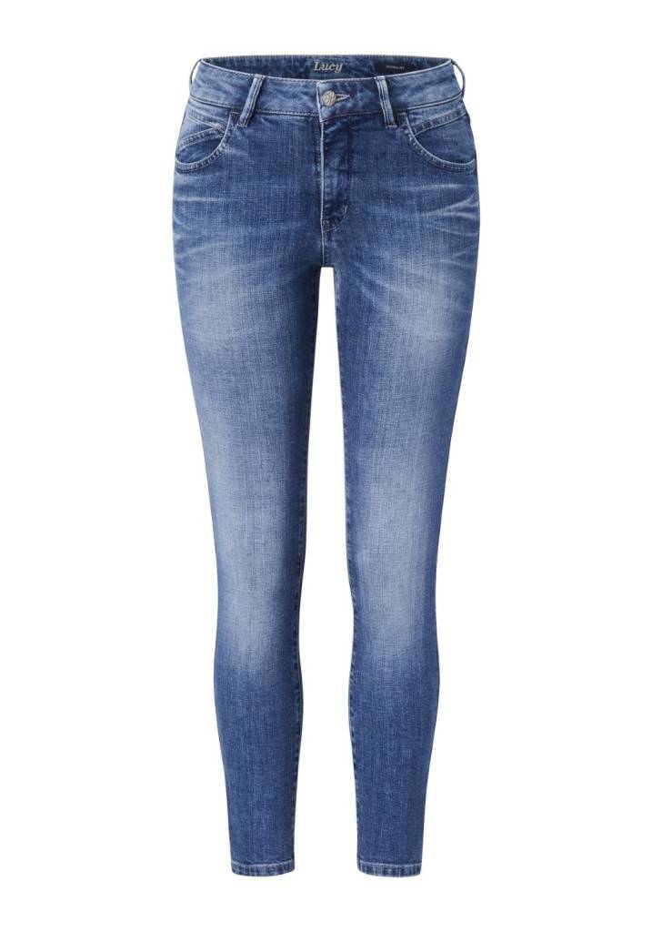 Paddocks LUCY MOTION&COMFORT schmale Passform - mid blue authentic wash 50% Rabatt für begrenzte Zeit