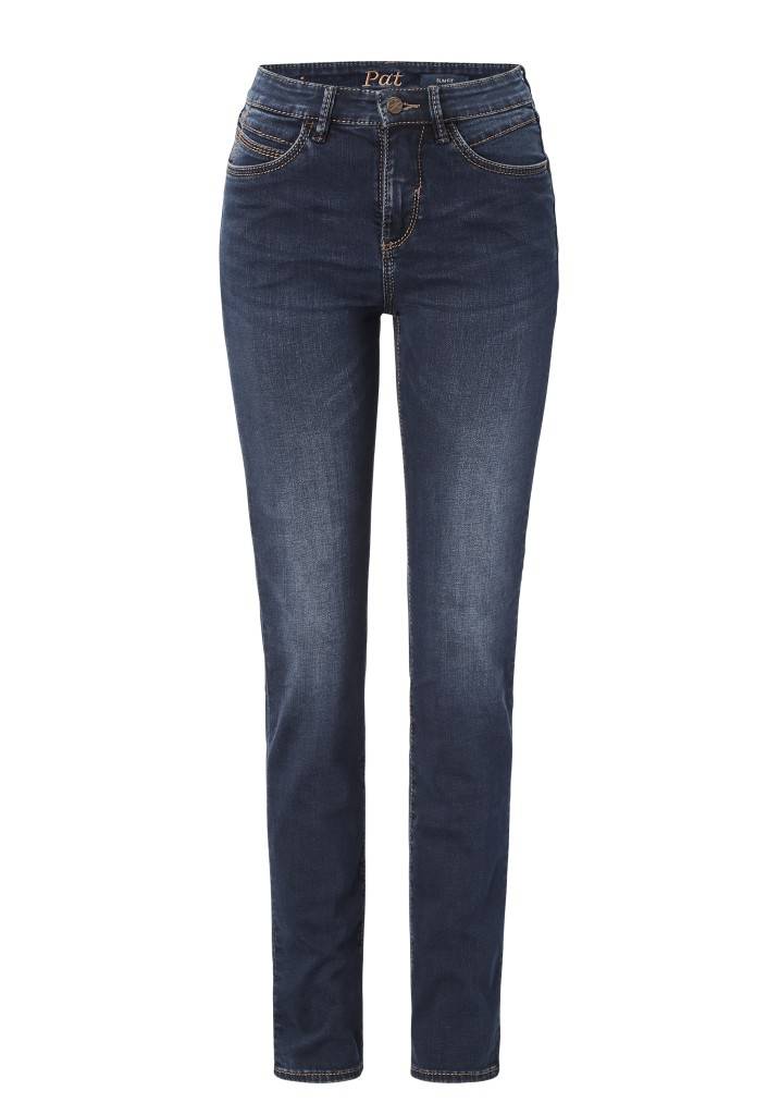 Paddocks PAT Saddle Stitch MOTION&COMFORT schmale Passform - blue black with moustache Rabatt