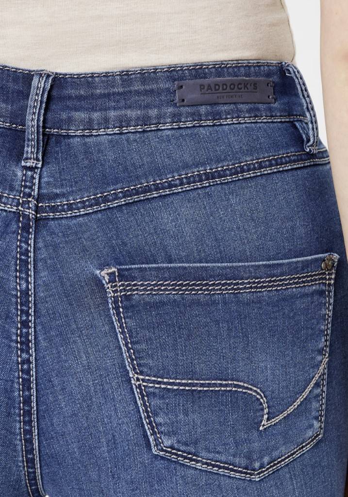 Paddocks PAT Saddle Stitch SOFT DENIM schmale Passform - dark stone with moustache Günstig kaufen