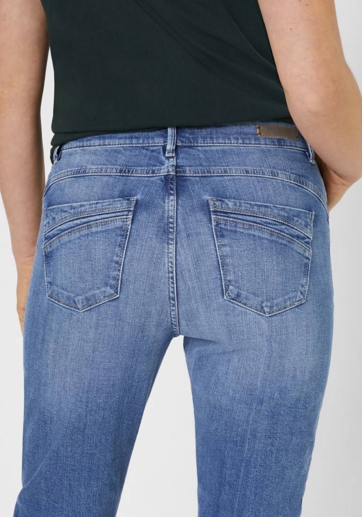 Paddocks PAT MOTION&COMFORT schmale Passform - light blue with handwork Versandkostenfrei