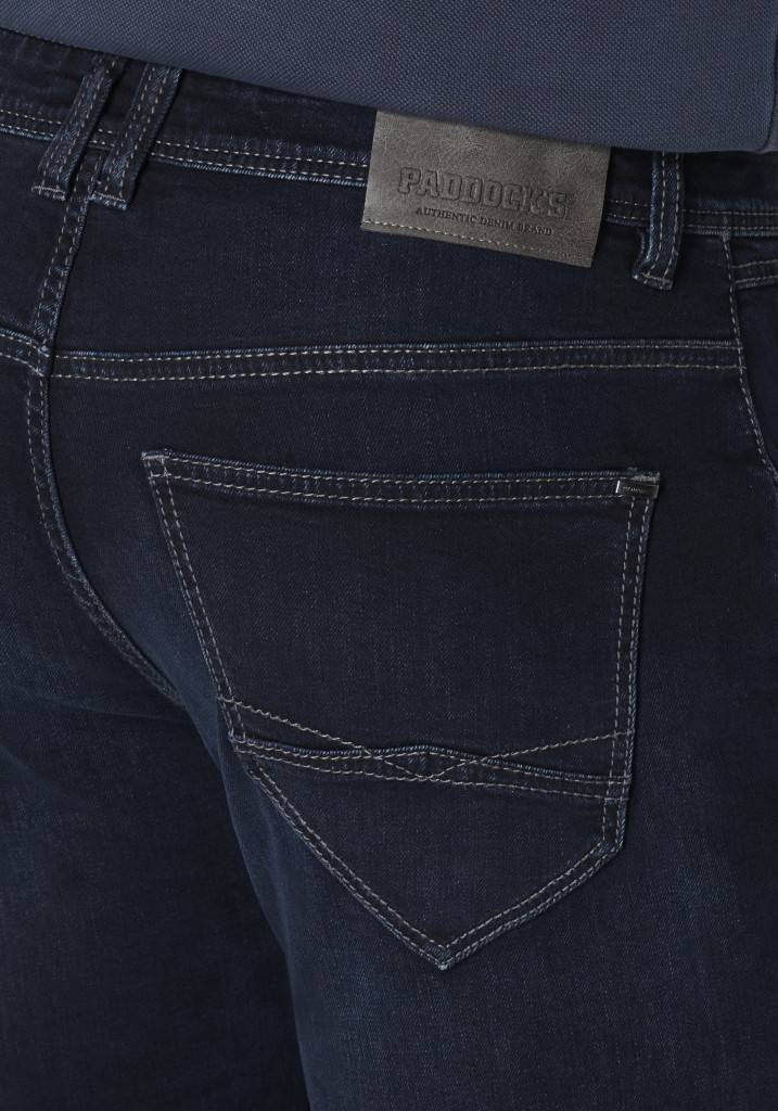 Paddocks BEN bequeme Passform - blue black used moustache Online Shopping