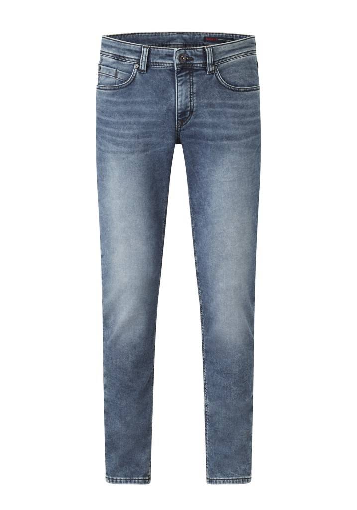Paddocks DEAN MOTION&COMFORT JOGG DENIM schmale Passform - dark blue used moustache Osterangebot