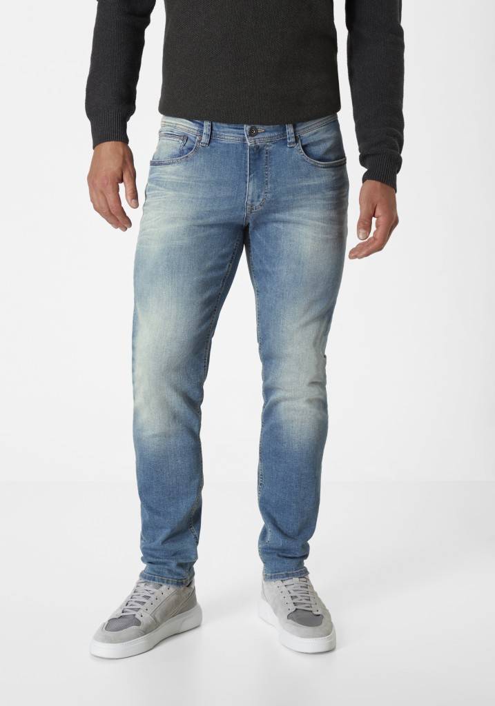 Paddocks DEAN / WITHOUT DESTROY schmale Passform - medium blue used moustache Jubiläumsangebot