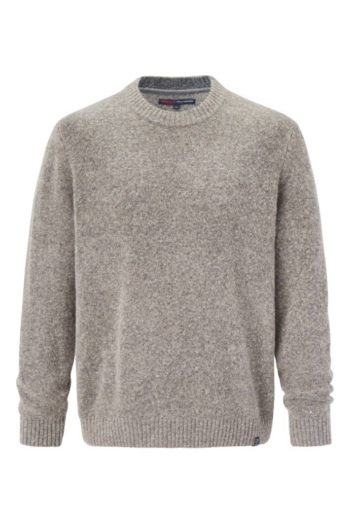 Paddocks Wool round neck normale Passform - taupe Sonderangebote