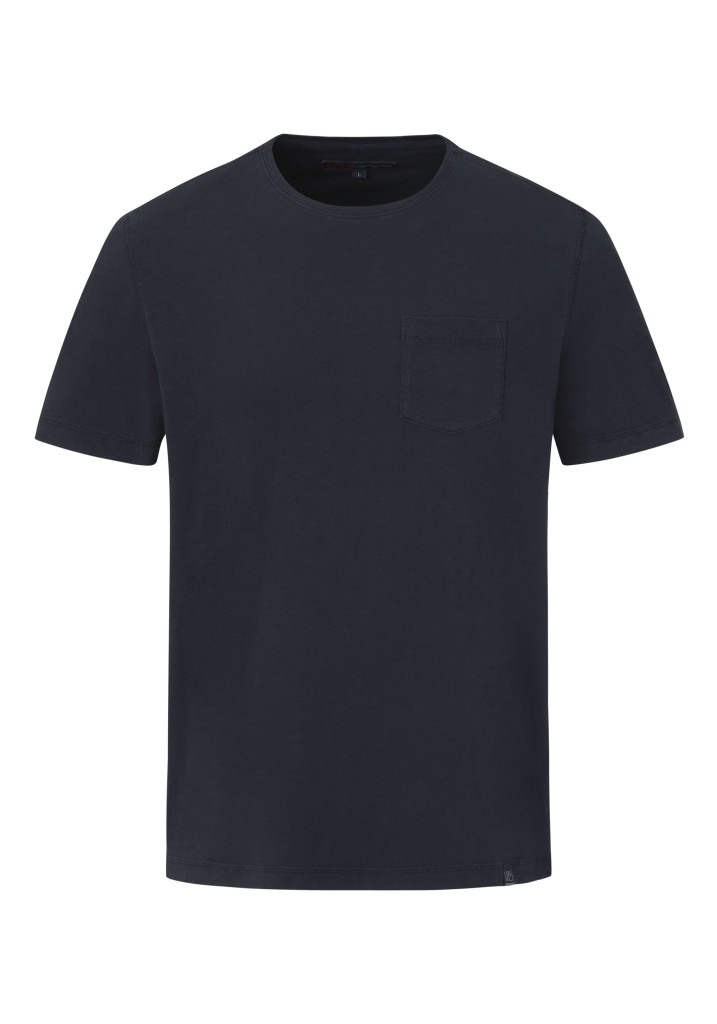 Paddocks Short sleeve roundneck shirt normale Passform - dark navy Super Sparpreis