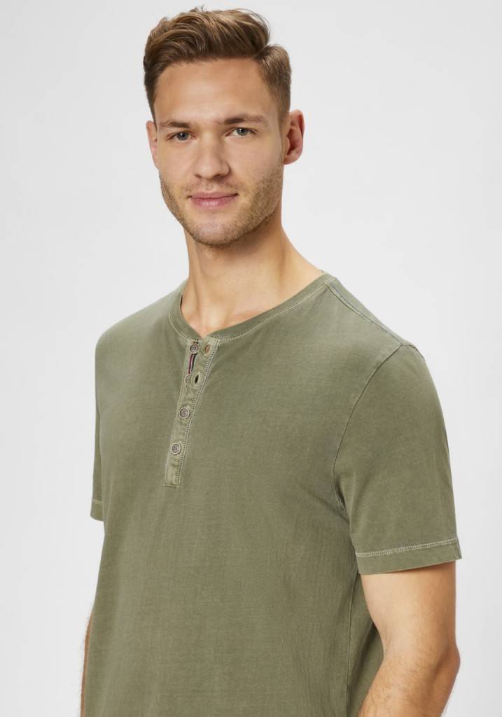 Paddocks Henley single jersey normale Passform - dusty olive Zeitbegrenzte Promotion