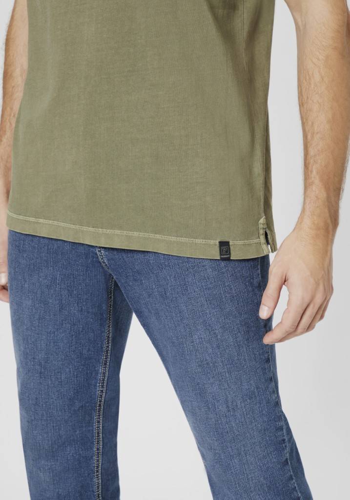 Paddocks Henley single jersey normale Passform - dusty olive Zeitbegrenzte Promotion
