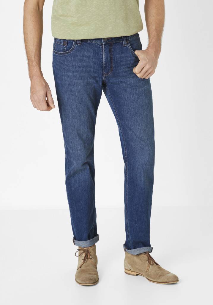 Paddocks BEN bequeme Passform - medium blue used moustache Nur noch ein Tag übrig
