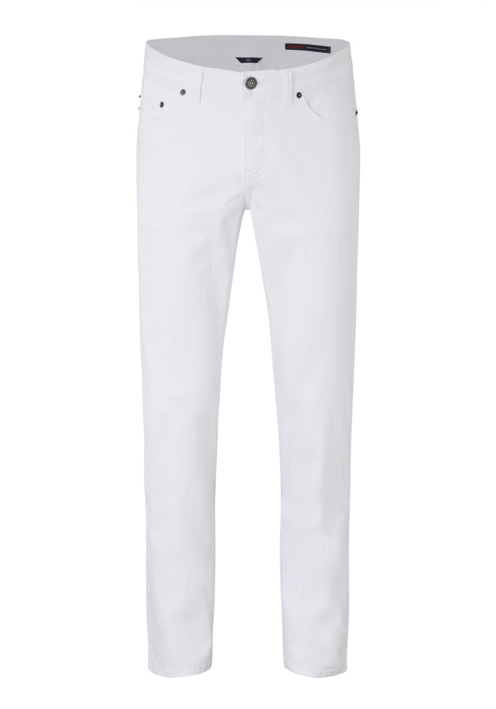 Paddocks PIPE MOTION&COMFORT schmale Passform - white Riesige Rabatte