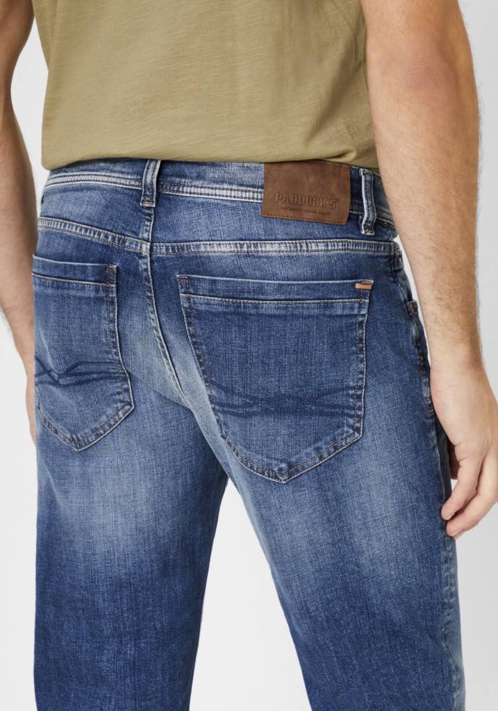 Paddocks DEAN MOTION&COMFORT schmale Passform - vintage blue wash Kostenloser Versand international