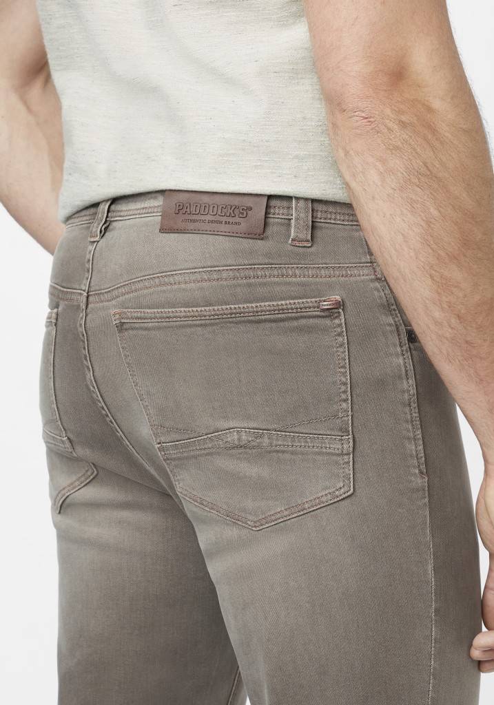 Paddocks PIPE MOTION&COMFORT schmale Passform - mid. grey od brown used im Angebot