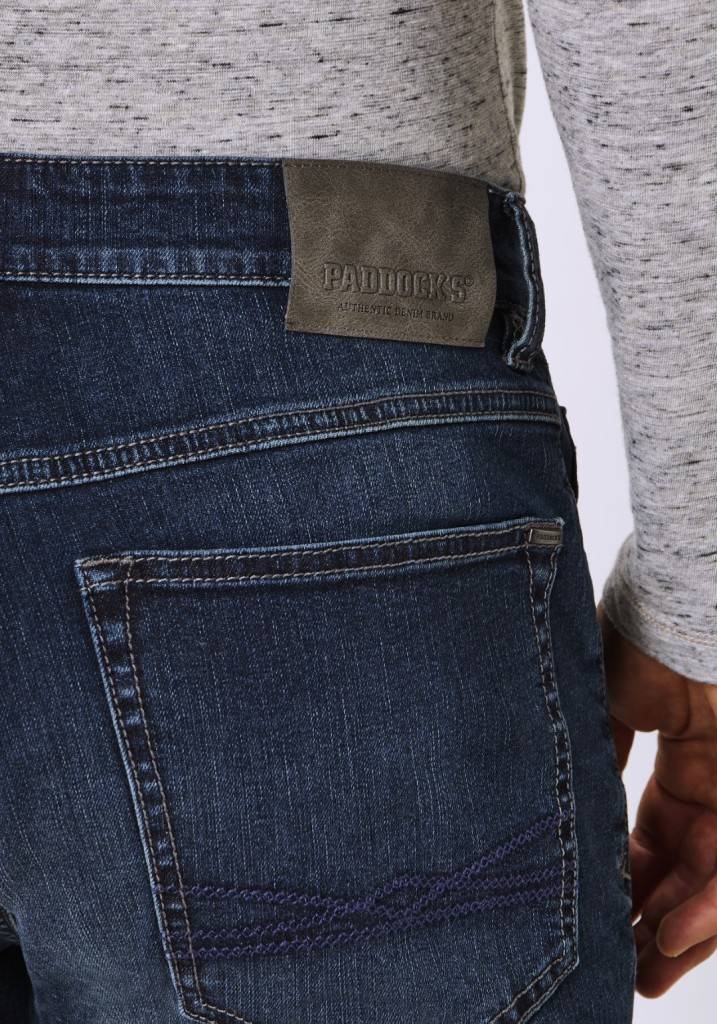 Paddocks DUKE normale Passform - blue black heavy wash Rabatt