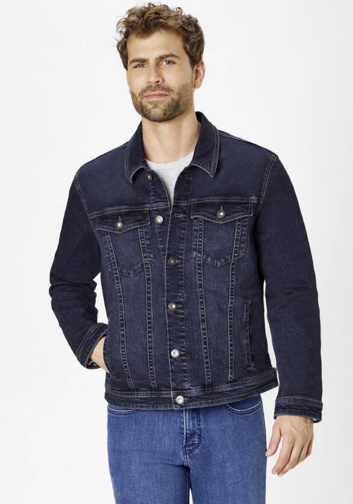 Paddocks Denim Jacket normale Passform - blue/black Online Shopping