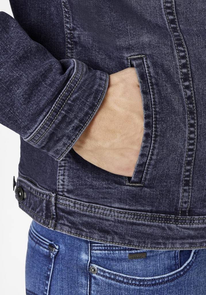 Paddocks Denim Jacket normale Passform - blue/black Online Shopping