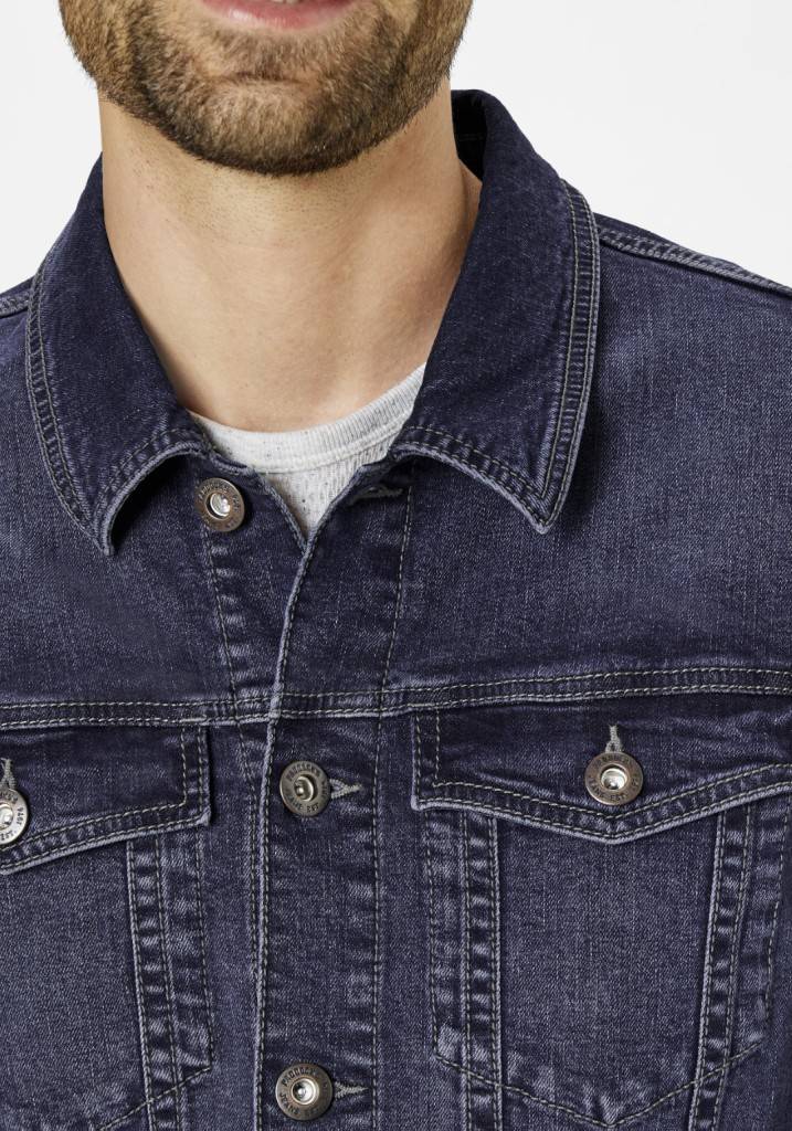 Paddocks Denim Jacket normale Passform - blue/black Online Shopping