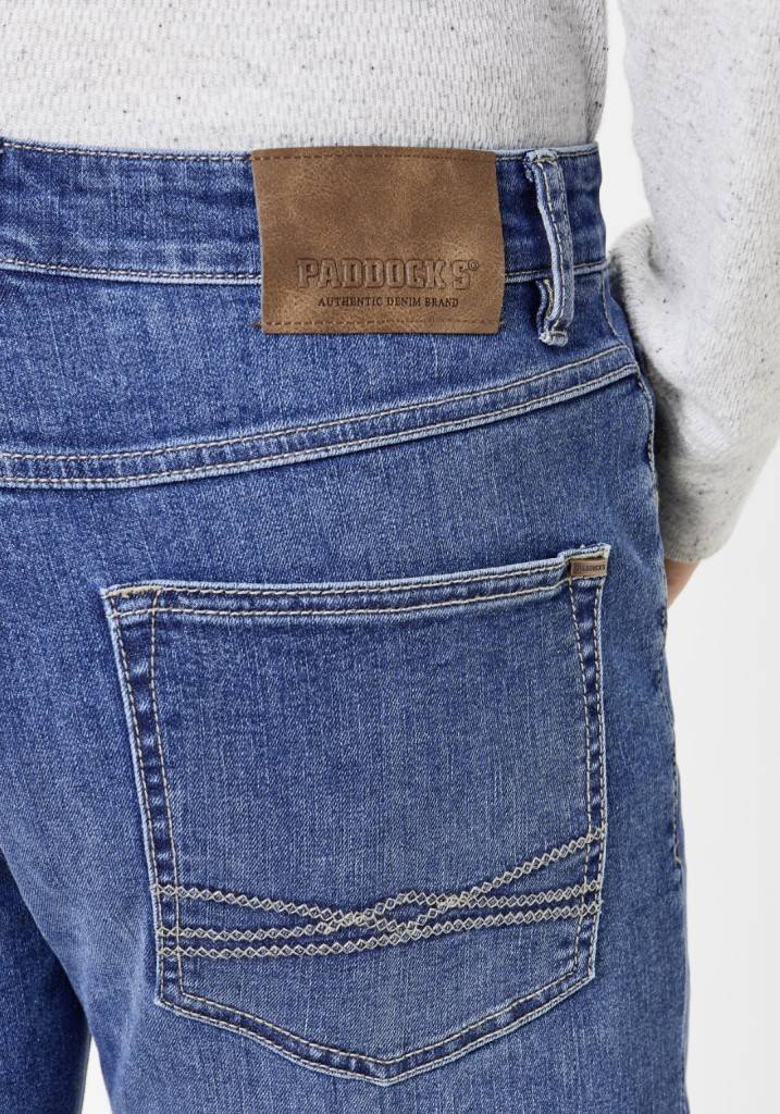 Paddocks BEN MOTION&COMFORT bequeme Passform - medium blue use moustache Exklusivangebot