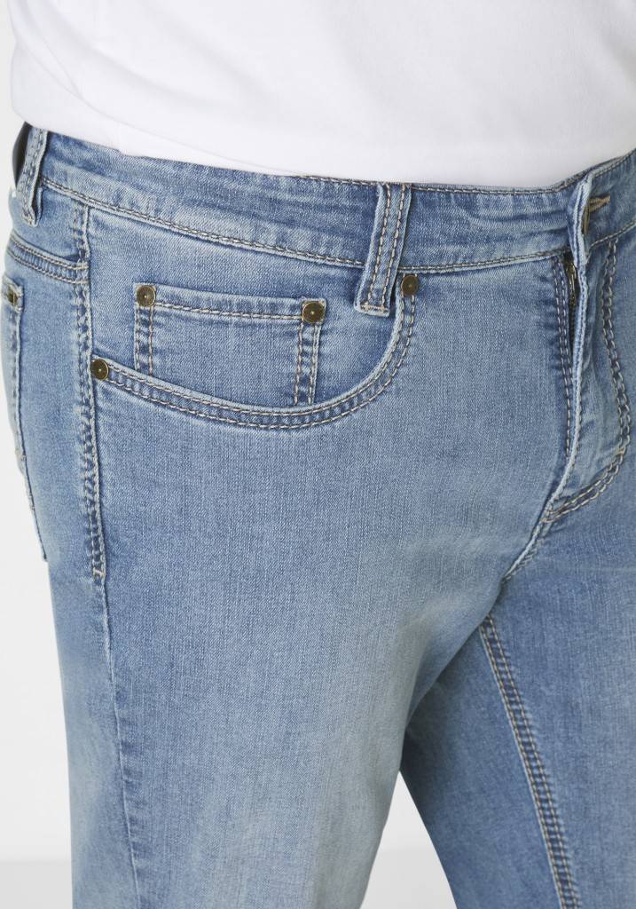 Paddocks PIPE Saddle Stitch MOTION&COMFORT schmale Passform - blue bleached used Valentinstagsangebot