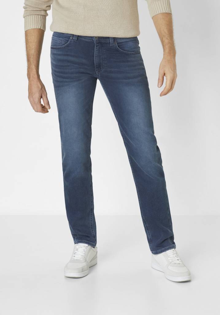 Paddocks DEAN MOTION&COMFORT JOGG DENIM schmale Passform - blue grey used moustache Heißer Verkauf