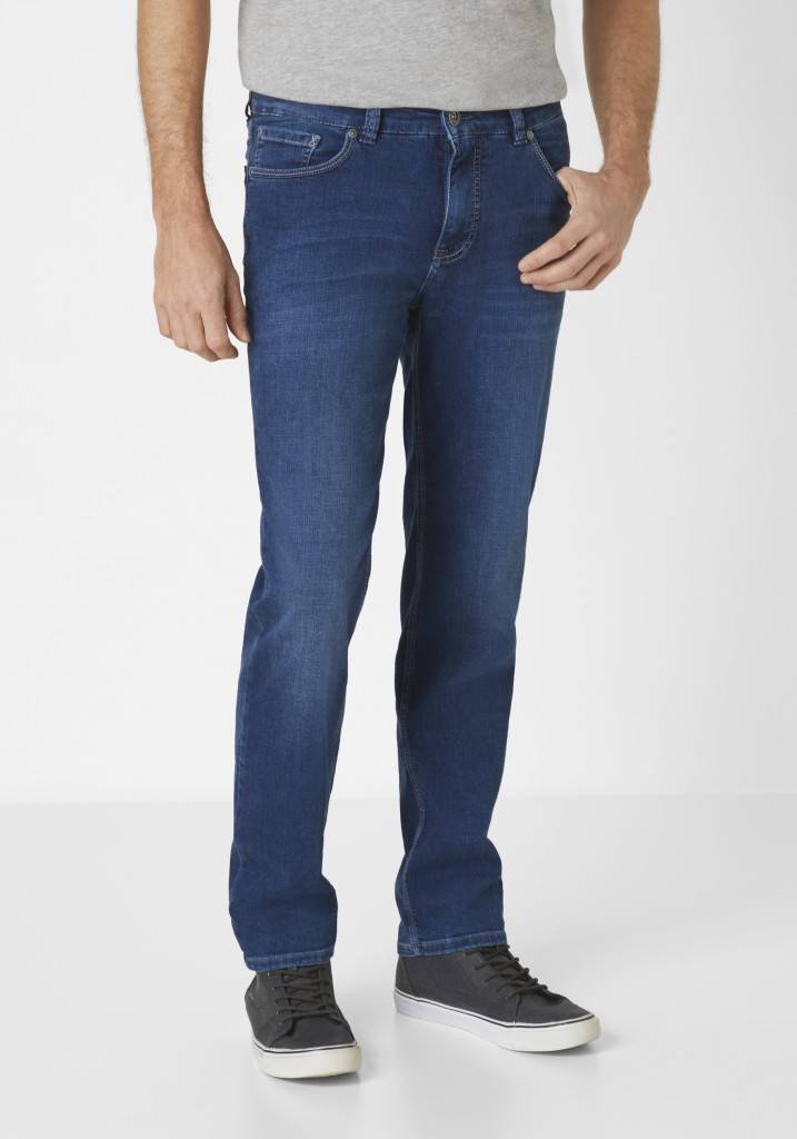 Paddocks PIPE MOTION&COMFORT schmale Passform - medium blue od blue used moustache Online Outlet
