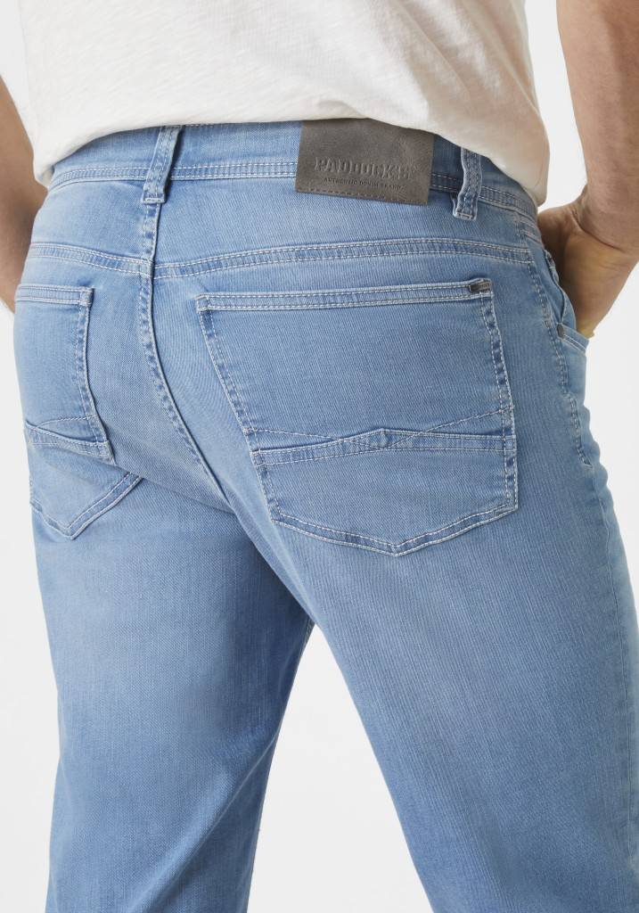 Paddocks PIPE MOTION&COMFORT schmale Passform - blue bleached use moustache Zeitlich begrenztes Angebot