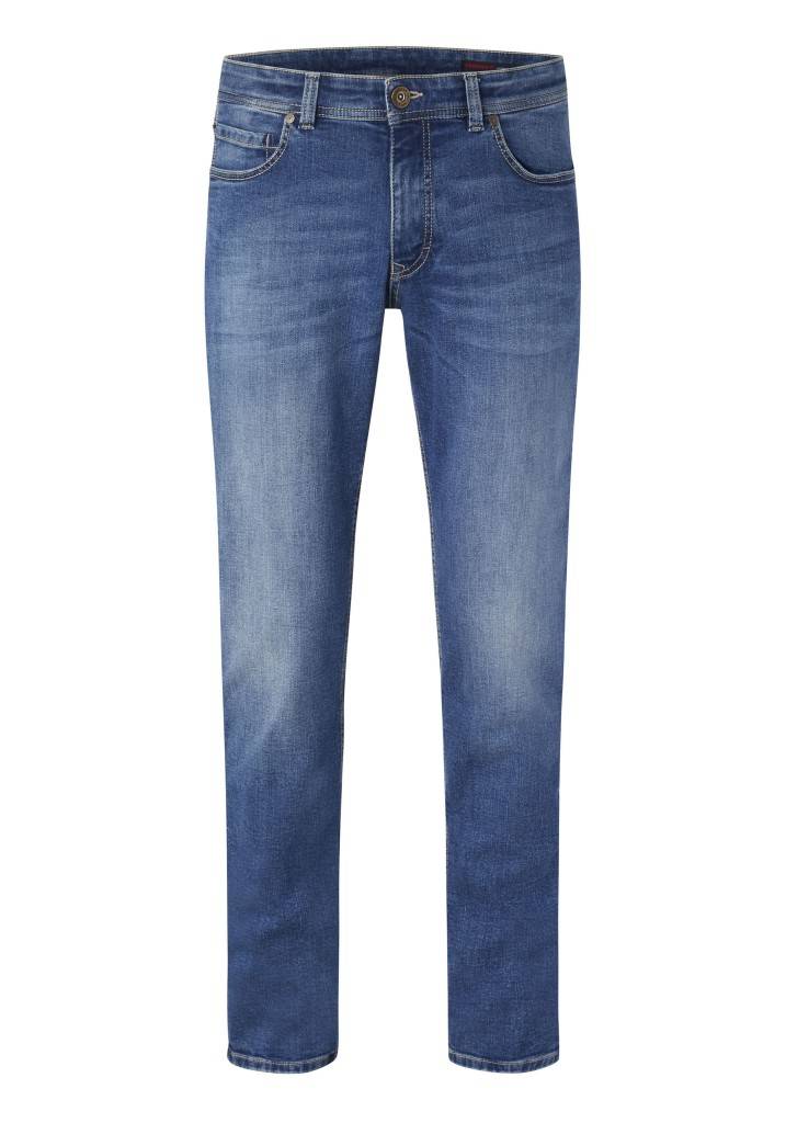 Paddocks DEAN MOTION&COMFORT schmale Passform - medium blue used moustache Exklusive Angebote