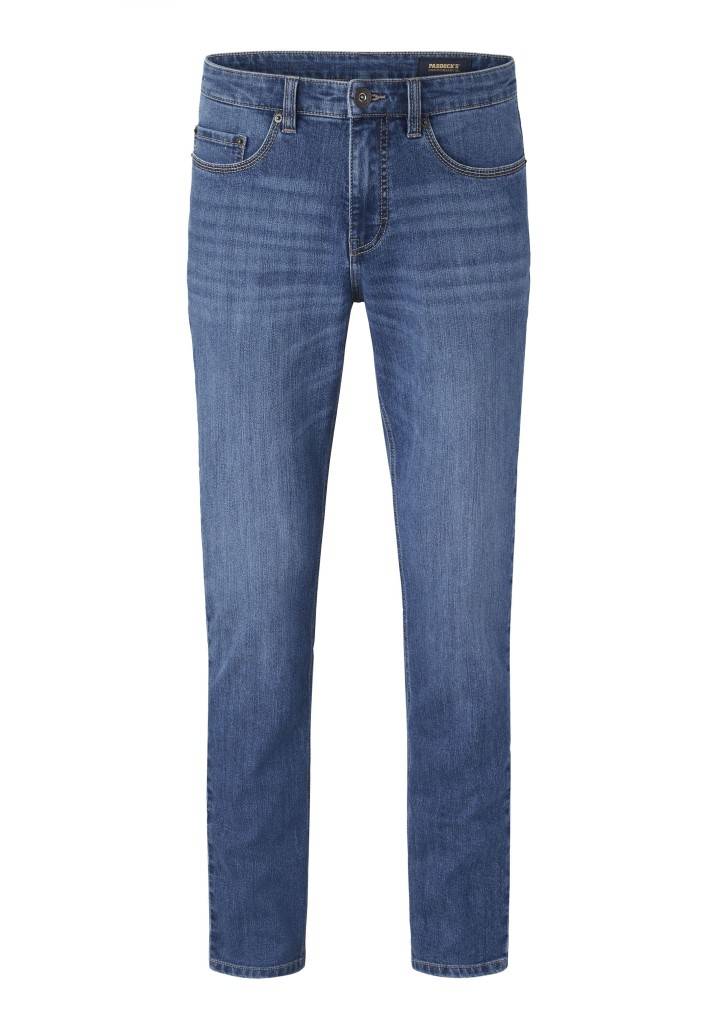 Paddocks PIPE MOTION&COMFORT schmale Passform - medium blue used moustache Große Rabatte