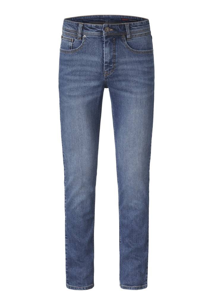 Paddocks PIPE ZERO COTTON schmale Passform - medium blue used moustache Saisonale Angebote