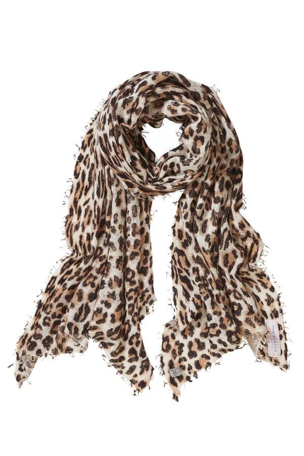 Pur Schoen Schal leo beige-schoko Wochenangebot