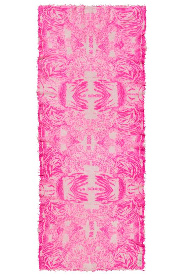Pur Schoen Schal crazy animal neon pink-rose JETZT KAUFEN
