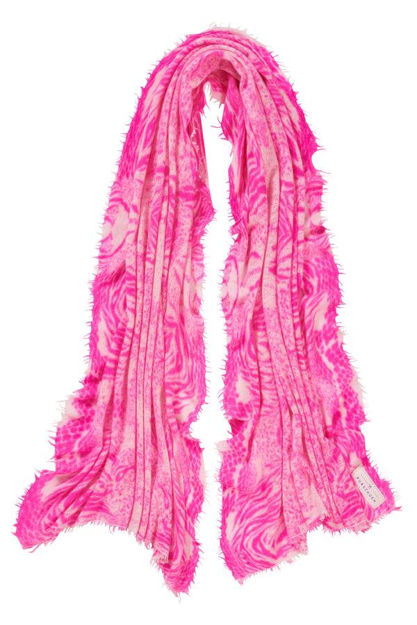 Pur Schoen Schal crazy animal neon pink-rose JETZT KAUFEN
