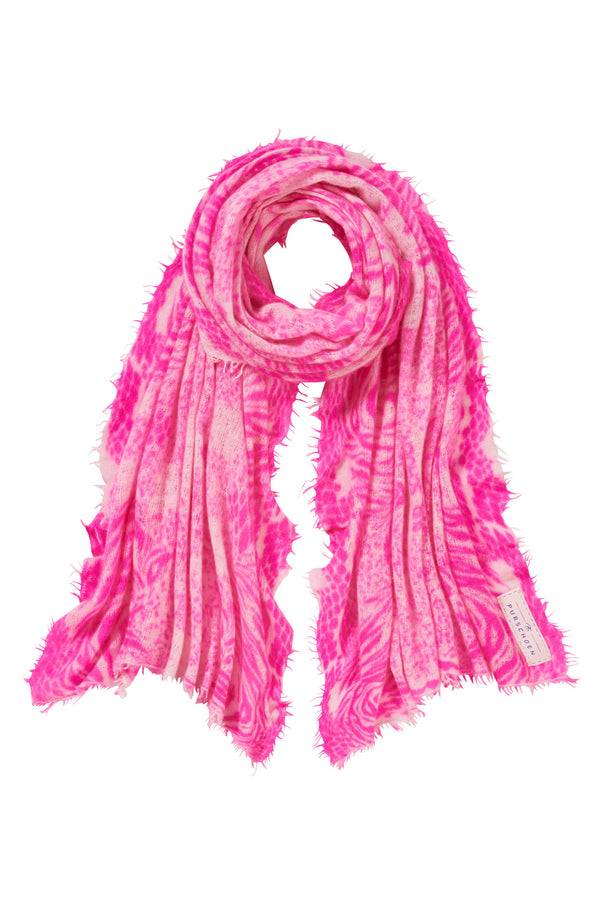Pur Schoen Schal crazy animal neon pink-rose JETZT KAUFEN