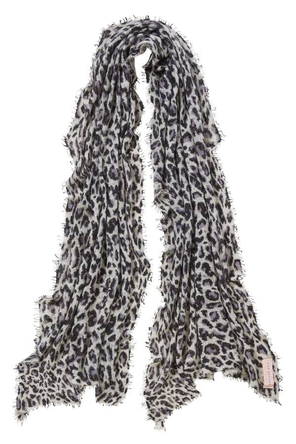 Pur Schoen Schal leo black-grey Letzter Tag