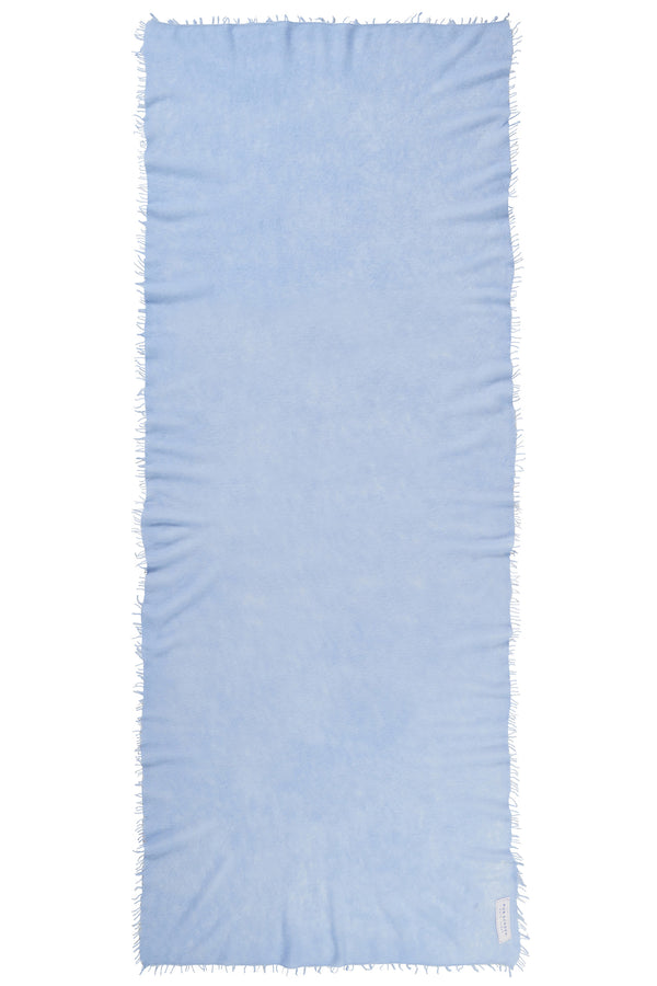 Pur Schoen Schal puder blau Fabrikpreis
