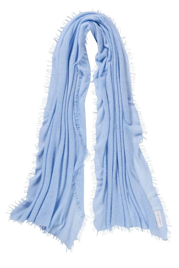 Pur Schoen Schal puder blau Fabrikpreis