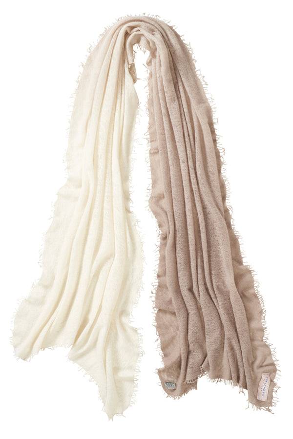 Pur Schoen Schal ombre nougat-natural Saisonschlussverkauf