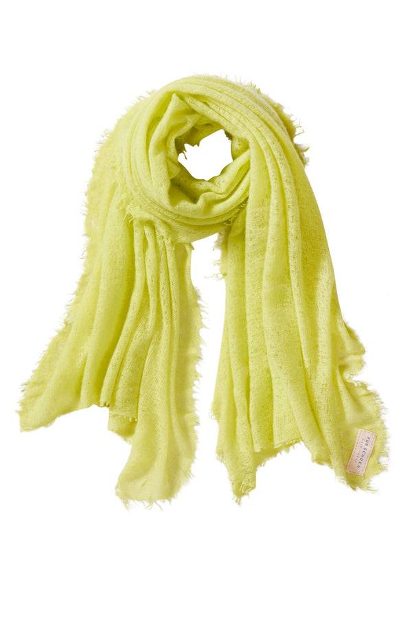 Pur Schoen Schal neon gelb Black Friday