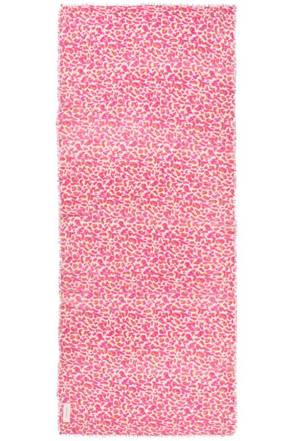 Pur Schoen Schal leo pink-orange Cyber Monday