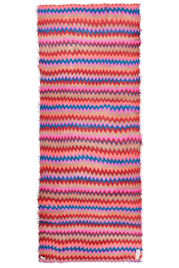 Pur Schoen Schal chevron red-kiesel Lagerräumung