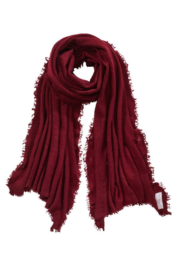 Pur Schoen Schal bordo Online Outlet