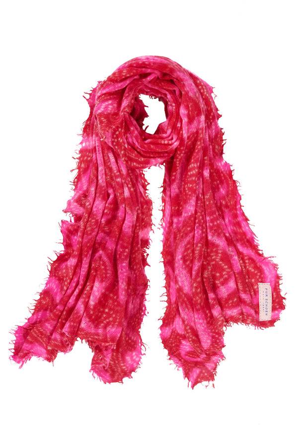 Pur Schoen Schal sprinkle neon pink-rot Letzte 3 Tage