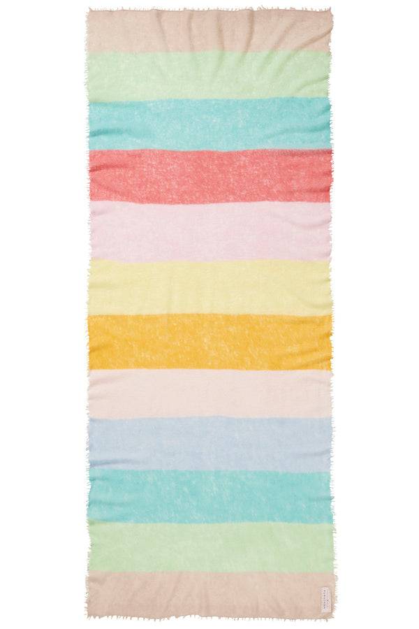 Pur Schoen Schal rainbow stripes 7 Sonderangebot der Fabrik