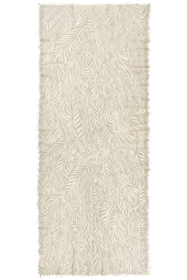 Pur Schoen Schal leafgarden stone II-natural zollfrei