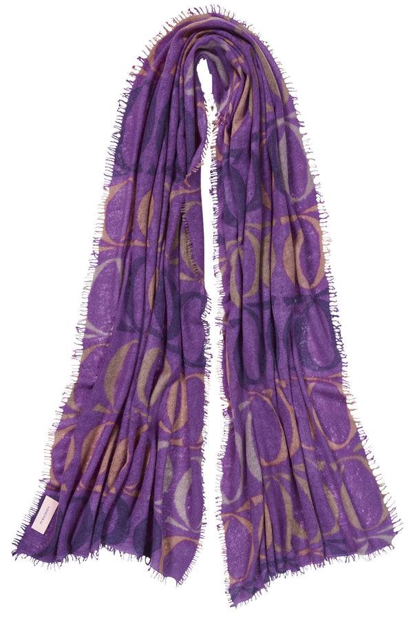 Pur Schoen Schal logo-love bigO violett Rabatte dieses Monats