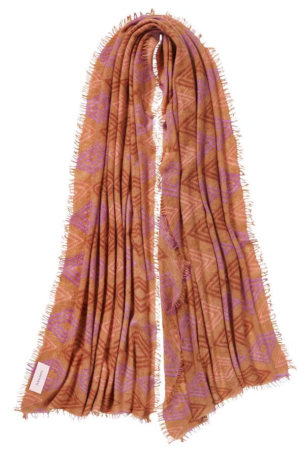 Pur Schoen Schal crystal diamond camel Angebote