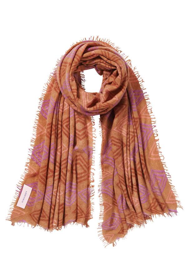 Pur Schoen Schal crystal diamond camel Angebote