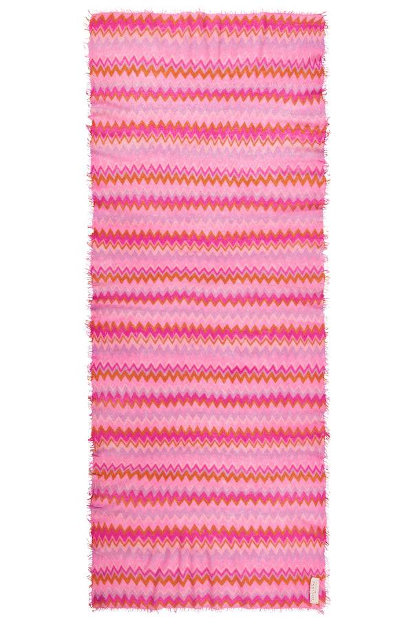 Pur Schoen Schal chevron flamingo-rose Meist gekauft