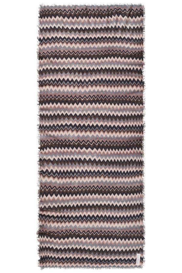 Pur Schoen Schal chevron black coffee Neueste Mode